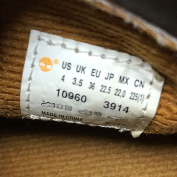 Timberland Junior 6" Premium Wheat Waterproof 10960 Youth Size 4Y - Picture 10 of 12